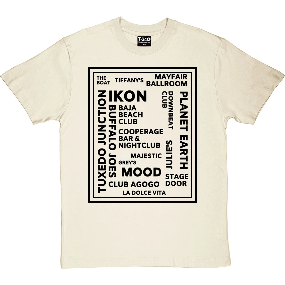 Newcastle Nightclubs T-Shirt 13 Newcastle Nightclubs T-Shirt - Image 13