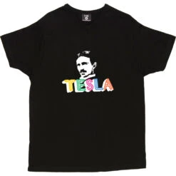 Nikola Tesla T-Shirt -Tshirt Store nikola tesla tshirt black mens v neck tshirt