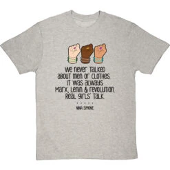 Nina Simone "Real Girls' Talk" T-Shirt -Tshirt Store nina simone real girls talk tshirt 1 lightoxfordtshirt