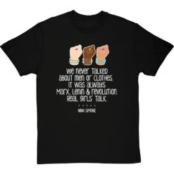 Nina Simone "Real Girls' Talk" T-Shirt -Tshirt Store nina simone real girls talk tshirt 2 blacktshirt