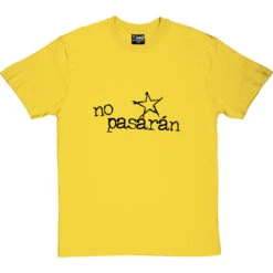 No Pasarán T-Shirt -Tshirt Store no pasaran tshirt 1 yellowtshirt