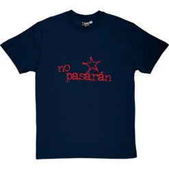 No Pasarán T-Shirt -Tshirt Store no pasaran tshirt 5 navybluetshirt