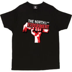 The North Is Not An Experiment T-Shirt -Tshirt Store north experiment tshirt 2 black mens v neck tshirt