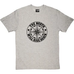 The North Will Rise Again (Compass) T-Shirt -Tshirt Store north rise again compass tshirt 1 lightoxfordtshirt
