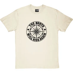 The North Will Rise Again (Compass) T-Shirt -Tshirt Store north rise again compass tshirt 1 naturaltshirt