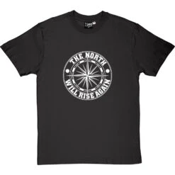 The North Will Rise Again (Compass) T-Shirt -Tshirt Store north rise again compass tshirt 2 charcoaltshirt