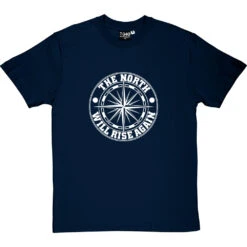 The North Will Rise Again (Compass) T-Shirt -Tshirt Store north rise again compass tshirt 2 navybluetshirt