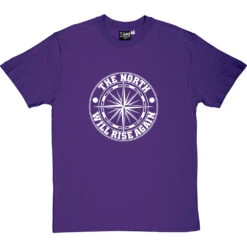 The North Will Rise Again (Compass) T-Shirt -Tshirt Store north rise again compass tshirt 2 purpletshirt