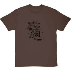 Not All Those Who Wander Are Lost T-Shirt -Tshirt Store not all those who wander tshirt 1 hazelnuttshirt