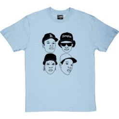 NWA Faces T-Shirt -Tshirt Store nwa faces tshirt skybluetshirt