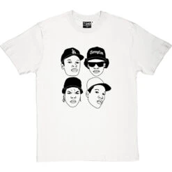NWA Faces T-Shirt -Tshirt Store nwa faces tshirt whitetshirt