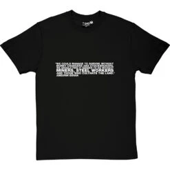 Aneurin Bevan "Money Changers And Stockbrokers" Quote T-Shirt -Tshirt Store nye bevan stockbrokers tshirt 2 blacktshirt