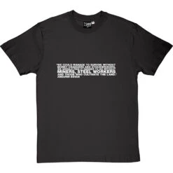 Aneurin Bevan "Money Changers And Stockbrokers" Quote T-Shirt -Tshirt Store nye bevan stockbrokers tshirt 2 charcoaltshirt