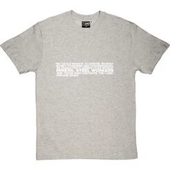Aneurin Bevan "Money Changers And Stockbrokers" Quote T-Shirt -Tshirt Store nye bevan stockbrokers tshirt 2 lightoxfordtshirt