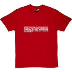 Aneurin Bevan "Money Changers And Stockbrokers" Quote T-Shirt -Tshirt Store nye bevan stockbrokers tshirt 2 redtshirt