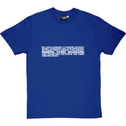 Aneurin Bevan "Money Changers And Stockbrokers" Quote T-Shirt -Tshirt Store nye bevan stockbrokers tshirt 2 royalbluetshirt