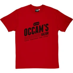 Occam's Razor T-Shirt -Tshirt Store occams razor tshirt 1 redtshirt