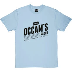 Occam's Razor T-Shirt -Tshirt Store occams razor tshirt 1 skybluetshirt