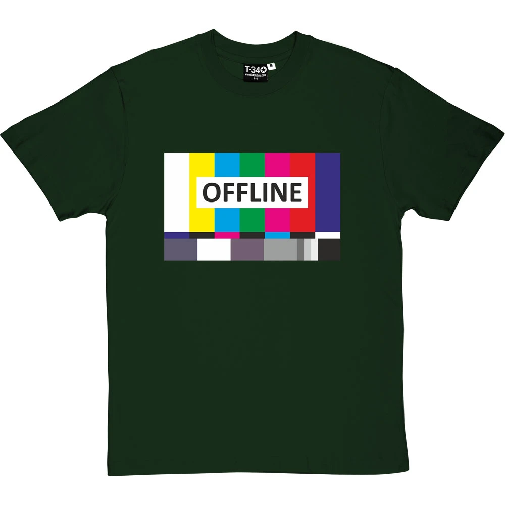 Offline Test Card T-Shirt 7 Offline Test Card T-Shirt - Image 7