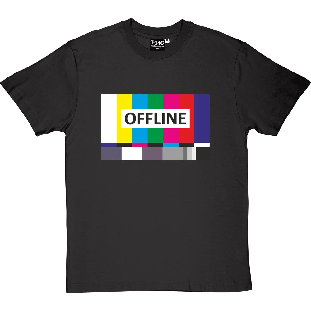 Offline Test Card T-Shirt 13 Offline Test Card T-Shirt - Image 13