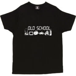 Old School T-Shirt 22 Old School T-Shirt -Tshirt Store old school tshirt 2 black mens v neck tshirt