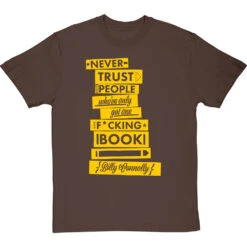 Billy Connolly "One Book" Quote T-Shirt -Tshirt Store one book tshirt 6 hazelnuttshirt