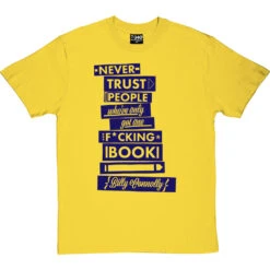 Billy Connolly "One Book" Quote T-Shirt -Tshirt Store one book tshirt 7 yellowtshirt
