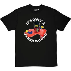 It's Only A Flesh Wound T-Shirt -Tshirt Store only a flesh wound tshirt blacktshirt