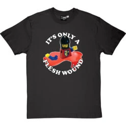 It's Only A Flesh Wound T-Shirt -Tshirt Store only a flesh wound tshirt charcoaltshirt