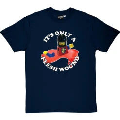 It's Only A Flesh Wound T-Shirt -Tshirt Store only a flesh wound tshirt navybluetshirt