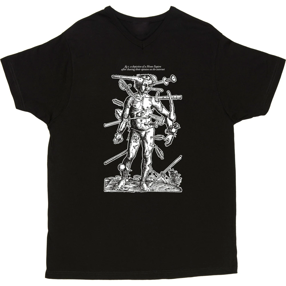 A Depiction Of A Homo Sapien After Sharing Their Opinion On The Internet T-Shirt 12 A Depiction Of A Homo Sapien After Sharing Their Opinion On The Internet T-Shirt - Image 12