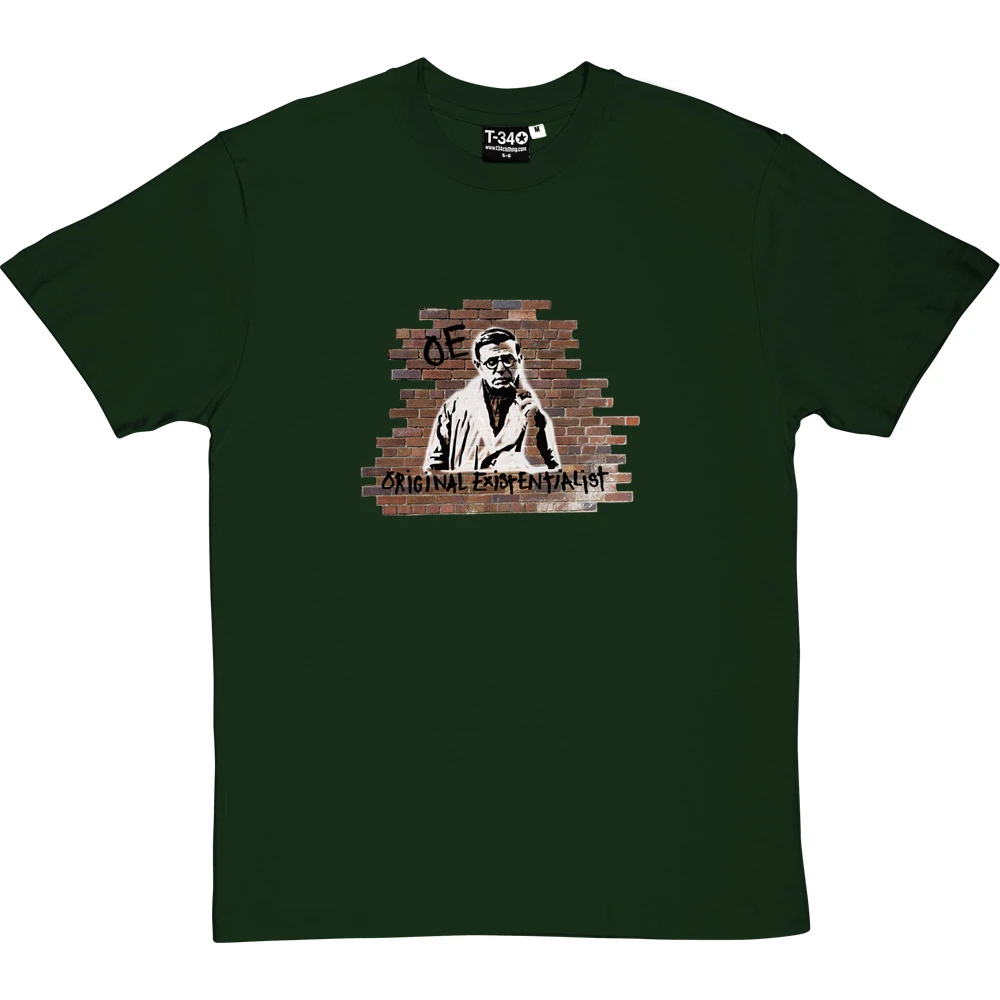Jean-Paul Sartre: Original Existentialist T-Shirt 8 Jean-Paul Sartre: Original Existentialist T-Shirt - Image 8