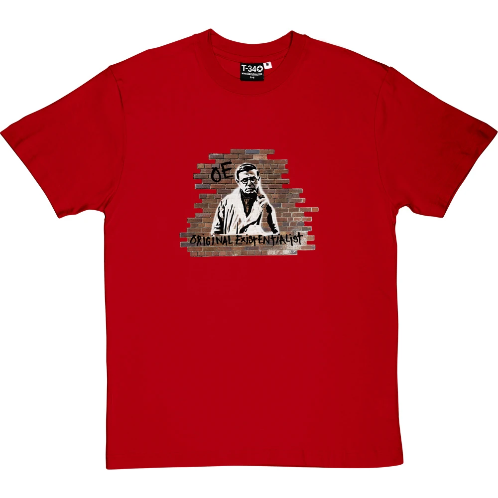 Jean-Paul Sartre: Original Existentialist T-Shirt 7 Jean-Paul Sartre: Original Existentialist T-Shirt - Image 7