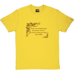 Orson Welles "Happy Ending" Quote T-Shirt -Tshirt Store orson welles happy ending tshirt 123 yellowtshirt
