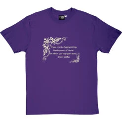 Orson Welles "Happy Ending" Quote T-Shirt -Tshirt Store orson welles happy ending tshirt 158 purpletshirt