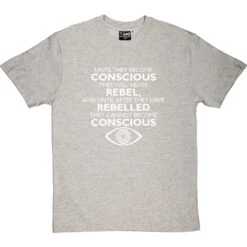 George Orwell "Conscious" Quote T-Shirt -Tshirt Store orwell conscious tshirt 2 lightoxfordtshirt