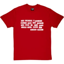 George Orwell "Truth" Quote T-Shirt -Tshirt Store orwell truth quote tshirt 2 redtshirt