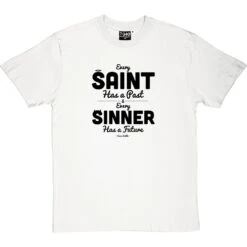 Oscar Wilde "Saint And Sinner" Quote T-Shirt -Tshirt Store oscar wilde saint tshirt 1 whitetshirt