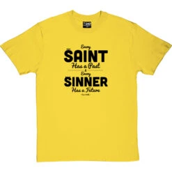 Oscar Wilde "Saint And Sinner" Quote T-Shirt -Tshirt Store oscar wilde saint tshirt 1 yellowtshirt