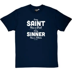 Oscar Wilde "Saint And Sinner" Quote T-Shirt -Tshirt Store oscar wilde saint tshirt 2 navybluetshirt