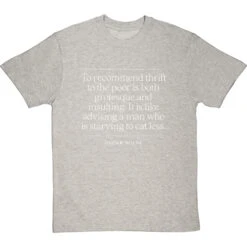 Oscar Wilde "To Recommend Thrift To The Poor" Quote T-Shirt 27 Oscar Wilde "To Recommend Thrift To The Poor" Quote T-Shirt -Tshirt Store oscar wilde thrift to the poor tshirt 2 lightoxfordtshirt