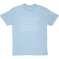 Oscar Wilde "To Recommend Thrift To The Poor" Quote T-Shirt 28 Oscar Wilde "To Recommend Thrift To The Poor" Quote T-Shirt -Tshirt Store oscar wilde thrift to the poor tshirt 2 skybluetshirt