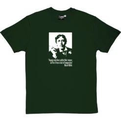 Oscar Wilde "Within Their Means" Quote T-Shirt -Tshirt Store oscarwildemeans bottlegreentshirt