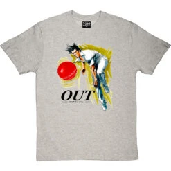 Out! Fast Bowler In Action T-Shirt -Tshirt Store out trevillion tshirt 179 lightoxfordtshirt