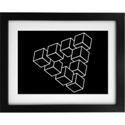Penrose Triangle Art Print