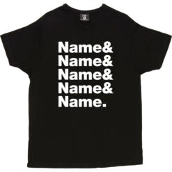 Personalised Line-Up T-Shirt -Tshirt Store personalised line up tshirt 2 black mens v neck tshirt