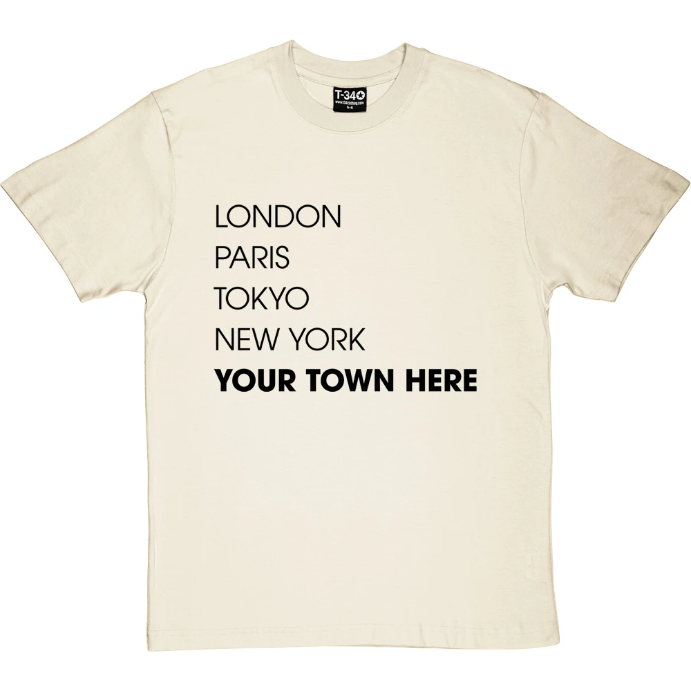 Personalised London, Paris, Tokyo, New York T-Shirt 6 Personalised London, Paris, Tokyo, New York T-Shirt - Image 6