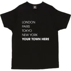 Personalised London, Paris, Tokyo, New York T-Shirt 32 Personalised London, Paris, Tokyo, New York T-Shirt -Tshirt Store personalised town tshirt 2 black mens v neck tshirt