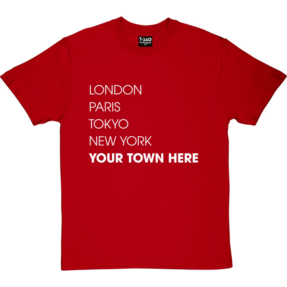 Personalised London, Paris, Tokyo, New York T-Shirt 7 Personalised London, Paris, Tokyo, New York T-Shirt - Image 7