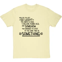 You Exist At The Same Time As Personalised T-Shirt -Tshirt Store personalised you exist at the same time as tshirt 1 naturaltshirt